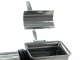 Agrieuro Top Line Basic Silver - R&acirc;pe &eacute;lectrique de table - en aluminium moul&eacute; sous pression - 250W