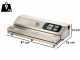BIG Euro 460 INOX - Machine sous vide  + vacuom&egrave;tre - Barre de soudure de 47 cm 