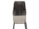 Cruccolini Inox 50&nbsp;cm - Barbecue sp&eacute;cial pour brochettes &agrave; charbon