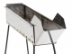 Cruccolini Inox 50&nbsp;cm - Barbecue sp&eacute;cial pour brochettes &agrave; charbon