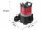 Pompe submersible &eacute;lectrique pour eaux charg&eacute;es AL-KO DRAIN 10000 Comfort 650W - raccord 38-25