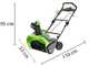 Greenworks GD40ST - Fraise &agrave; neige &agrave; batterie - 40V 4Ah