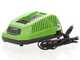 Motobineuse &eacute;lectrique Greenworks G40TL 40 V &agrave; batterie avec roues - 40V Batterie 4A