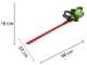 Greenworks G40HT - Taille-haie &eacute;lectrique &agrave; batterie 40V/2Ah - Lame de 61 cm