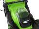 Greenworks G40LM41 - Tondeuse &agrave; gazon &agrave; batterie - 40 V/4 Ah - Largeur de coupe 41 cm