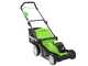 Greenworks G40LM41 - Tondeuse &agrave; gazon &agrave; batterie - 40 V/4 Ah - Largeur de coupe 41 cm
