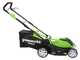 Greenworks G40LM41 - Tondeuse &agrave; gazon &agrave; batterie - 40 V/4 Ah - Largeur de coupe 41 cm