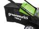 Greenworks G40LM41 - Tondeuse &agrave; gazon &agrave; batterie - 40 V/4 Ah - Largeur de coupe 41 cm