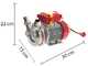 Rover Novax 30-OIL &ndash; Pompe &eacute;lectrique de transfert d&rsquo;huile en alliage anticorrosion &ndash; Monophas&eacute;e &ndash; 230 V