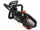 WORX WG322E.1 - Tron&ccedil;onneuse &eacute;lectrique  20V 2 Ah - Guide de 25 cm