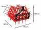 Herse &agrave; dents fixes lourde renforc&eacute;e  EPPR50 - Port&eacute;e / Tract&eacute;e - 50 Dents - 250 cm