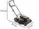 Tondeuse &agrave; gazon mulching Blackstone M510 - pouss&eacute;e manuelle 2en1: mulching + &eacute;jection lat&eacute;rale