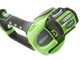Taille-haies/&Eacute;lagueuse &eacute;lectrique orientable Greenworks 2Ah - 40V