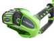 Taille-haies/&Eacute;lagueuse &eacute;lectrique orientable Greenworks 2Ah - 40V