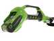 Taille-haies/&Eacute;lagueuse &eacute;lectrique orientable Greenworks 2Ah - 40V