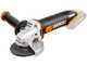 Ponceuse d'angle &agrave; batterie Worx WX800.9 - MACHINE UNIQUEMENT