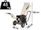 Blackstone GBK 600 - Broyeur de branches  - Moteur &agrave; essence 7 CV
