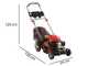 Tondeuse &agrave; gazon thermique GeoTech Pro S46-175 BMSW avec moteur GeoTech de 173cc