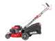 GeoTech Pro S46-140BG - Tondeuse &agrave; gazon thermique autotract&eacute;e - 2en1: ramassage + &eacute;jection arri&egrave;re