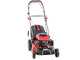 GeoTech Pro S46-140BG - Tondeuse &agrave; gazon thermique autotract&eacute;e - 2en1: ramassage + &eacute;jection arri&egrave;re