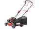 GeoTech Pro S46-140BG - Tondeuse &agrave; gazon thermique autotract&eacute;e - 2en1: ramassage + &eacute;jection arri&egrave;re