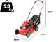 GeoTech S41-130 B - Tondeuse à gazon thermique - Moteur GeoTech de 132cm3
