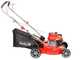 Tondeuse &agrave; gazon thermique GeoTech S41-130 B - &agrave; pouss&eacute;e manuelle 2en1 ramassage + &eacute;jection post&eacute;rieure