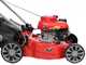 Tondeuse &agrave; gazon thermique GeoTech S41-130 B - &agrave; pouss&eacute;e manuelle 2en1 ramassage + &eacute;jection post&eacute;rieure