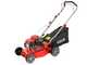 Tondeuse &agrave; gazon thermique GeoTech S41-130 B - &agrave; pouss&eacute;e manuelle 2en1 ramassage + &eacute;jection post&eacute;rieure
