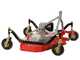 GeoTech-Pro TLP 180 - Plateau de coupe pour tracteur &ndash; 3 rotors &agrave; 1 lame