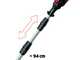 Einhell GE-HC 18 Li T - &Eacute;lagueuse -Taille-haie &agrave; batterie sur perche t&eacute;l&eacute;scopique - 18V 2.5 Ah