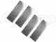 Kit 4 lames de rechange pour broyeur GeoTech WS72R