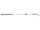 Scie courb&eacute;e de 430 mm sur perche t&eacute;lescopique ovale en aluminium de 4 m Archman Art. 24+109