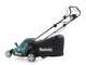 Makita DLM432PT2 - Tondeuse &agrave; gazon &eacute;lectrique 2 X 5 Ah au lithium - Bac de ramassage, 43 cm