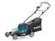 Makita DLM432PT2 - Tondeuse &agrave; gazon &eacute;lectrique 2 X 5 Ah au lithium - Bac de ramassage, 43 cm