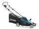 Makita DLM432PT2 - Tondeuse &agrave; gazon &eacute;lectrique 2 X 5 Ah au lithium - Bac de ramassage, 43 cm