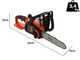 Tron&ccedil;onneuse &eacute;lectrique Black &amp; Decker GKC1825L20-QW - lame de 25 cm - batterie au lithium 18V 2Ah