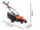 Black &amp; Decker BEMW461ES-QS - Tondeuse &agrave; gazon &eacute;lectrique - 1400W - Coupe de 34&nbsp;cm