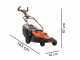Black &amp; Decker BEMW481ES-QS - Tondeuse &agrave; gazon &eacute;lectrique - 1800W - Coupe de 42&nbsp;cm