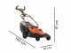 Black &amp; Decker BEMW471ES-QS - Tondeuse &agrave; gazon &eacute;lectrique - 1600W - Coupe de 38&nbsp;cm