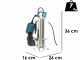 Makita PF1110 - Pompe &agrave; immersion &eacute;lectrique pour eaux charg&eacute;es - de 1100 watt