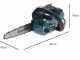 Makita DUC254CZ - Tron&ccedil;onneuse &agrave; batterie 18 V 3 Ah - Guide Carving de 25 cm