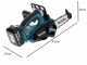 Makita DUC122RTE - Tron&ccedil;onneuse &agrave; batterie 2 x 18V 5Ah - Guide de 11,5 cm