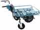 Brouette &eacute;lectrique &agrave; roues Makita DCU180 avec ch&acirc;ssis tubulaire - batterie 5Ah/18V(2x18v)