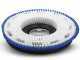 DISQUE BROSSE DE LAVAGE, MEDIUM/SOUPLE, BLEU/BLANC, 430¬MM