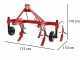 D&eacute;compacteur agricole sur tracteur AgriEuro serie 170 type Romagna &agrave; 5 dents