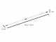 Perche Pneumatique t&eacute;lescopique en aluminium 100-160 cm - Perche de rallonge universelle