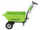 Brouette &agrave; batterie sur roues Greenworks G40GC Garden Cart 40V- Brouette &eacute;lectrique