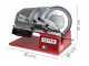 Seven Italy PS 250 PRO Rouge -Trancheuse avec lame de 250 mm - Aff&ucirc;teur compris - 180 Watts
