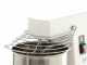 P&eacute;trin &agrave; spirale professionnel Seven Italy GH 15 - 400 V - Avec roues et Minuterie